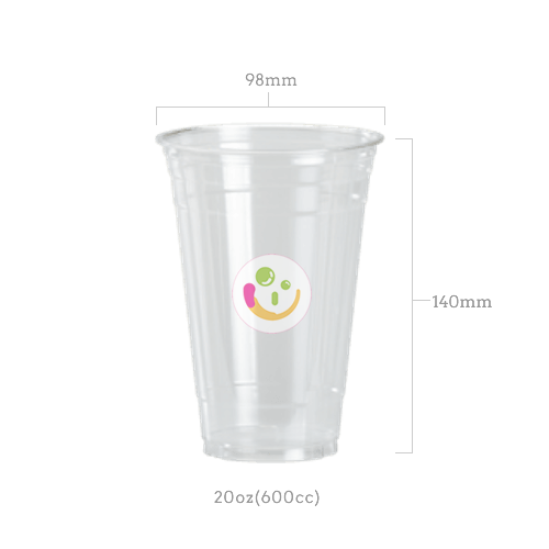 20 Oz PET Plastic Cups (98mm)