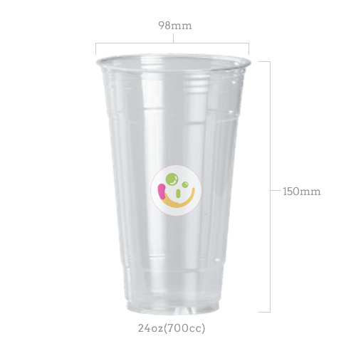 24 Oz PET Plastic Cups (98mm)